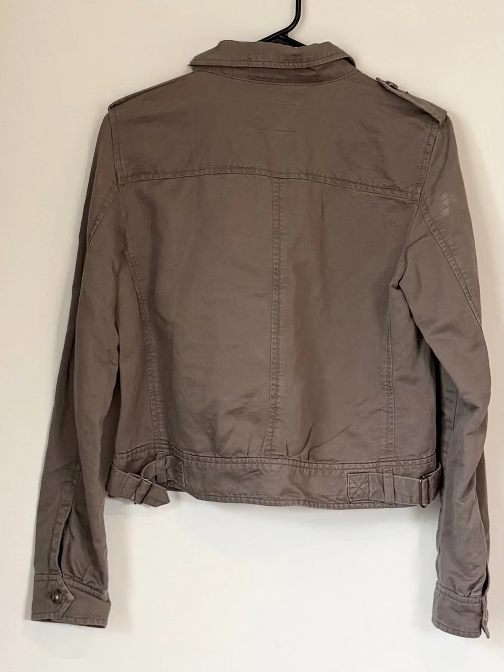 LOFT Women’s Utility Jacket in Taupe - Size: Extra Small